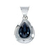 Navajo Onyx Tear Drop Pendant JX129878